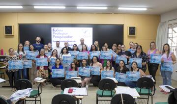 Evento realizado na Escola de Governo apresentou os 32 educadores que farão especialização e 2 que cursarão mestrado