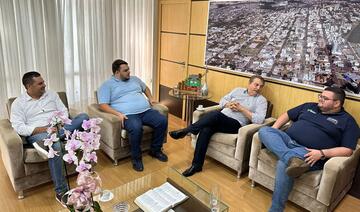 Deputado federal é recepcionado pelo gestor toledano e demais autoridades
