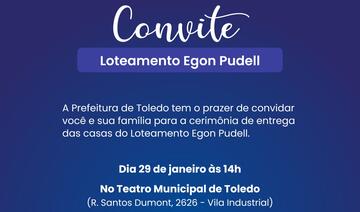 O evento contará com a presença de autoridades e das famílias contempladas