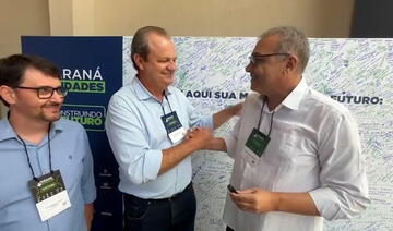 Anúncio foi feito durante o evento Paraná Mais Cidades, realizado em Foz do Iguaçu de 12 a 14 de fevereiro deste ano pelo Governo do Paraná