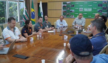 O encontro aconteceu na manhã desta sexta-feira (14) para discutir e alinhar detalhes para a realização de um fórum técnico da Copel com demais autoridades