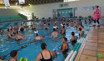 Ação na Piscina Pública Claus Fuchs teve início hoje e segue até amanhã (14 e 15), contemplando cerca de 400 matriculados que frequentam as aulas de hidroginástica 