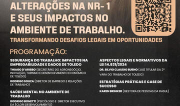 Encontro é voltado para gestores de empresas e recursos humanos e conta com palestras e debates