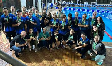 Foram 51 medalhas conquistadas na 3ª Etapa Meeting Morel Bueno de Natação Master - Troféu José Luiz Soriani (Zezim)