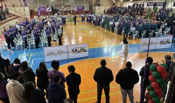 Os jogos acontecem nos espaços da AER Sadia, com aproximadamente 480 atletas de 12 municípios