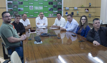 Encontro na manhã desta terça-feira (22), na Sala de Reuniões do Gabinete do Prefeito, definiu detalhes de competição que será realizada em Toledo entre 1º e 9/8