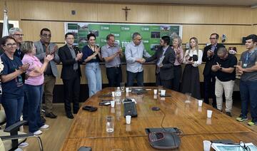 Reconhecimento foi entregue ao prefeito Mario Costenaro em visita do Marco da Criança e do Adolescente à Prefeitura de Toledo nesta terça-feira (9)