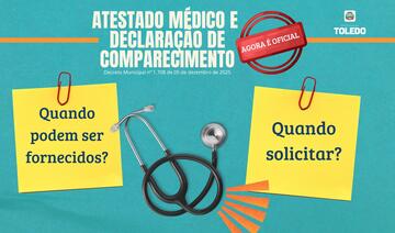 Documento, publicado na última sexta-feira (5), regulamenta diretrizes do “Atestado Médico Responsável” e orienta conduta de profissionais da rede municipal de saúde