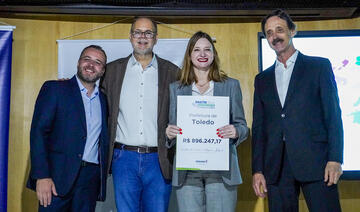 Em evento realizado quarta (17), em Curitiba, Toledo foi contemplado com recursos de R$ 896.247,17 da Secretaria de Estado de Inovação e Inteligência Artificial (Seia)