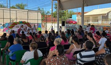 Apresentações artísticas e culturais, Papai Noel e lanche comunitário foram algumas das atrações da festa de encerramento das atividades em 2025
