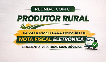 Encontro das secretarias de Agricultura e Proteína Animal e da Fazenda, será realizado no salão da Socedema, Dez de Maio, nesta quarta-feira (25), às 9h30