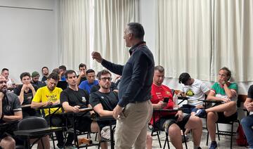 Marketing Esportivo foi um dos temas trabalhados com os técnicos. Secretário Márcio Pimentel destacou integração entre secretarias (Crédito: Maria Eduarda/Secom)
