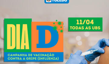 Todas as unidades básicas de saúde de Toledo funcionarão exclusivamente para aplicação de doses contra a gripe e de outros imunizantes que estiverem em atraso