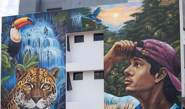 Assinadas pelo artista plástico Isaac Souza de Jesus, obras fazem parte do projeto “Empenas Periféricas” e estão localizadas na Rua 1º de Maio, na Vila Pioneiro