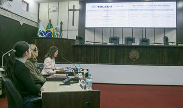 Equipe da pasta prestou conta de atividades realizadas no primeiro quadrimestre de 2026 em evento realizado na Câmara de Vereadores na manhã desta sexta (26)
