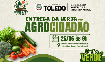 Cerimônia às 9h, no Jardim Santa Clara IV, integra a programação do Junho Verde e destaca iniciativa que une segurança alimentar, sustentabilidade e inclusão social