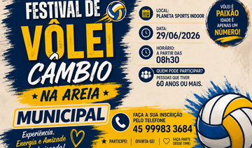 Evento, inédito em Toledo, está marcado para o dia 29 de junho (segunda-feira), às 8h30, no Planeta Sports Indoor; inscrições, gratuitas, já estão abertas